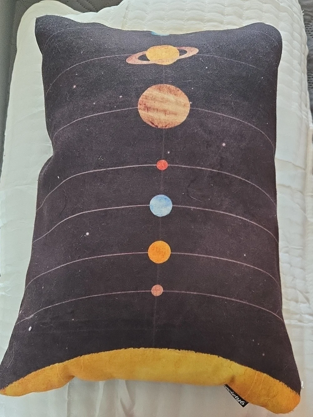 Solar System Planet Graphic Throw Pillow